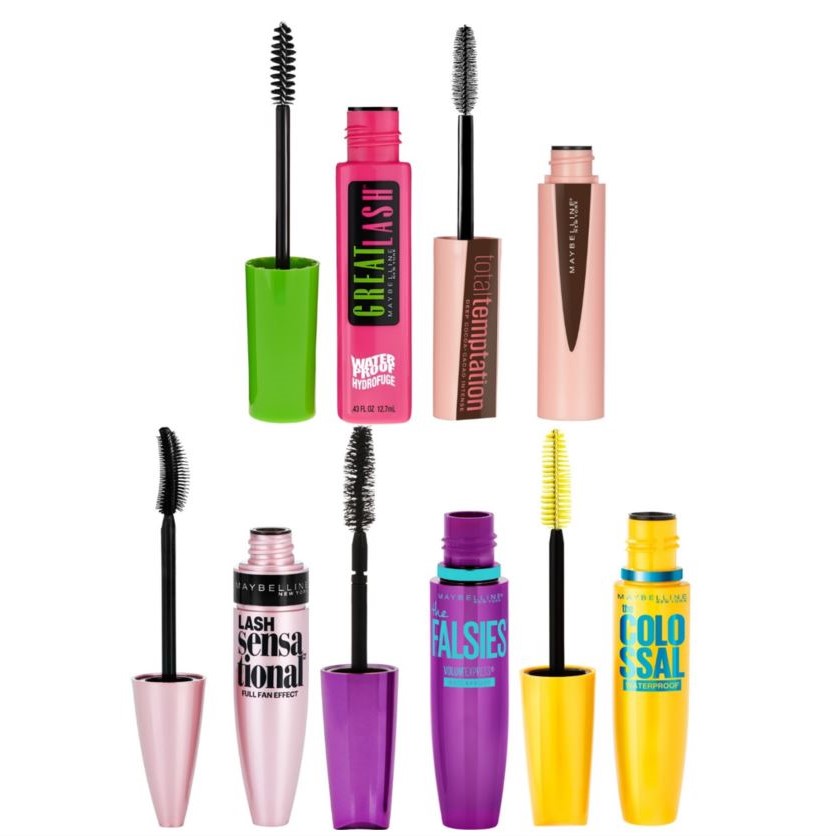 الفرق بين انواع ماسكرا ميبيلين كولوسال maybelline mascara