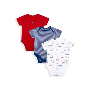 beep beep bodysuits - 3 pack