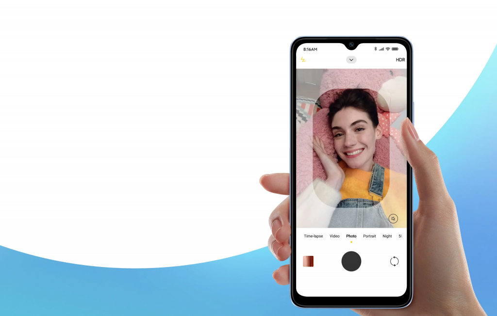 كاميرا Redmi A3 مع وفراكس