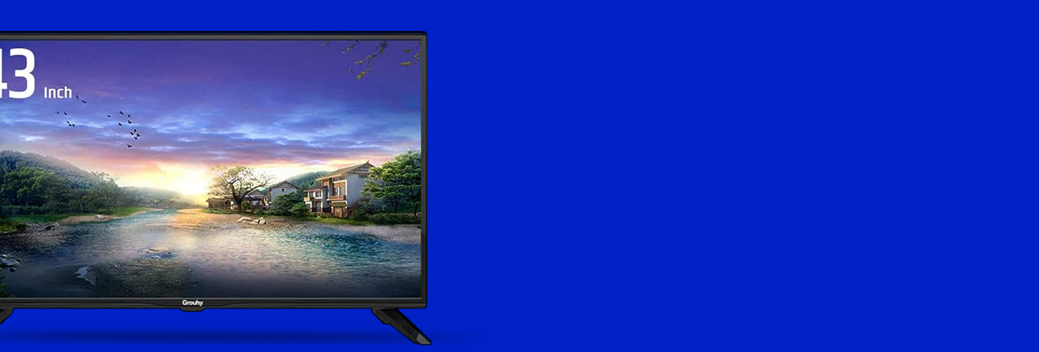 شاشة جروهي 43 بوصة LED بدقة FHD-
