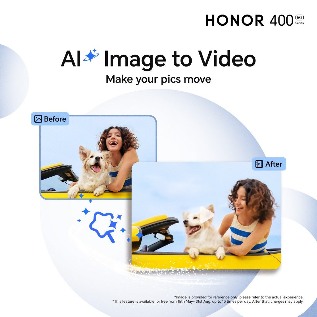 AI موبايل Honor 400 مع وفرإكس