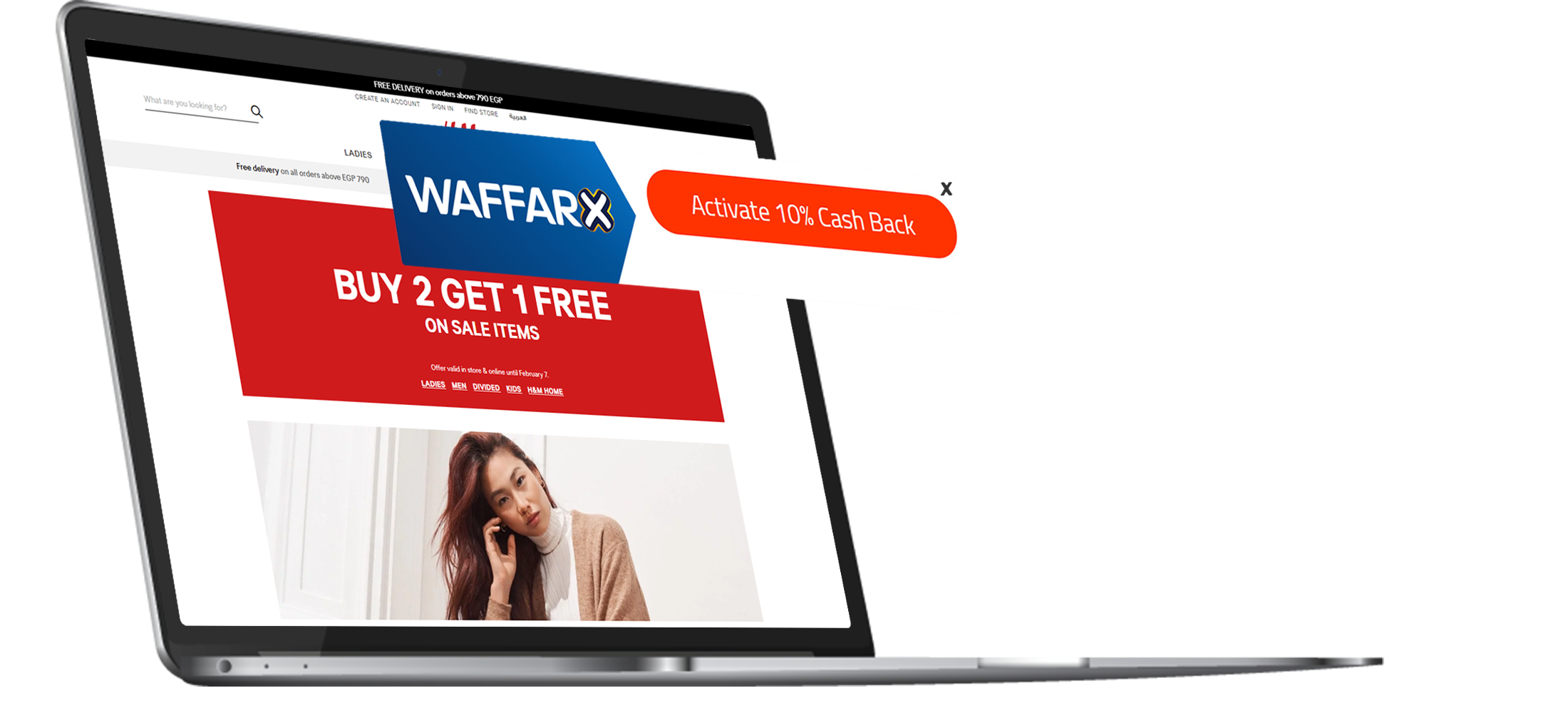Get Cash Back on every purchase at WaffarX!